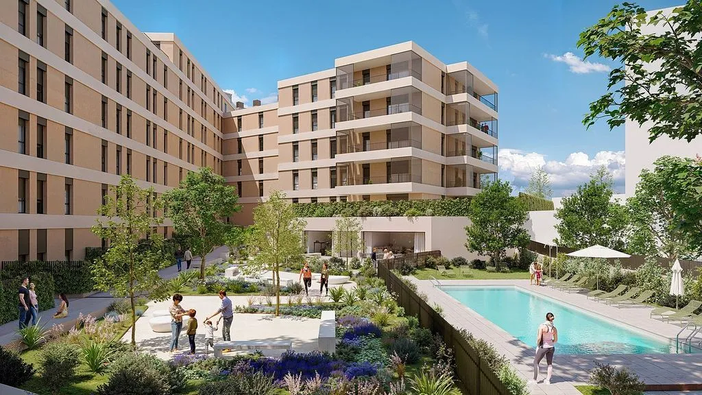 Pool - New Flat with Pool in Sant Cugat del Vallès