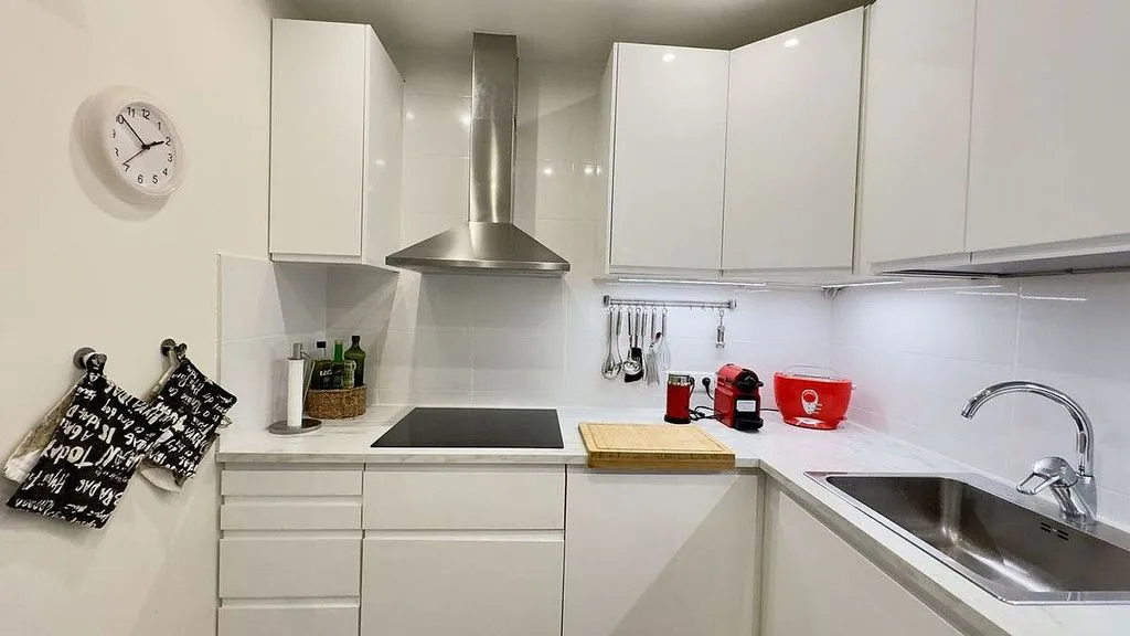 Köök - Apartment with Pool and Terrace in Elviria