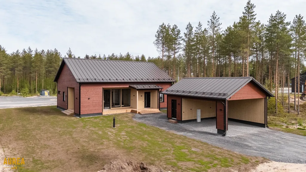 Extérieur - Modern Bungalow with Sauna in Ritaharju