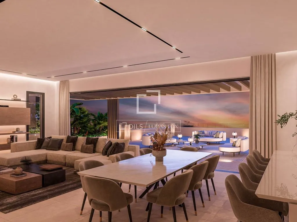 Sala da pranzo - Ground Floor Apartment with Sea View in Benahavís