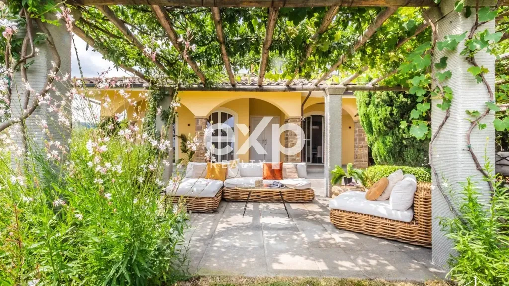 Terrasse - Villa with Saline Pool in Montaione
