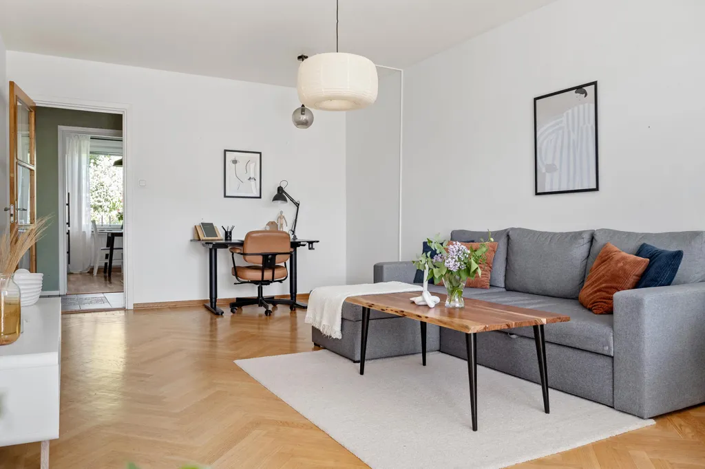 Elutuba - 2-Bedroom Apartment with Balcony in Lund
