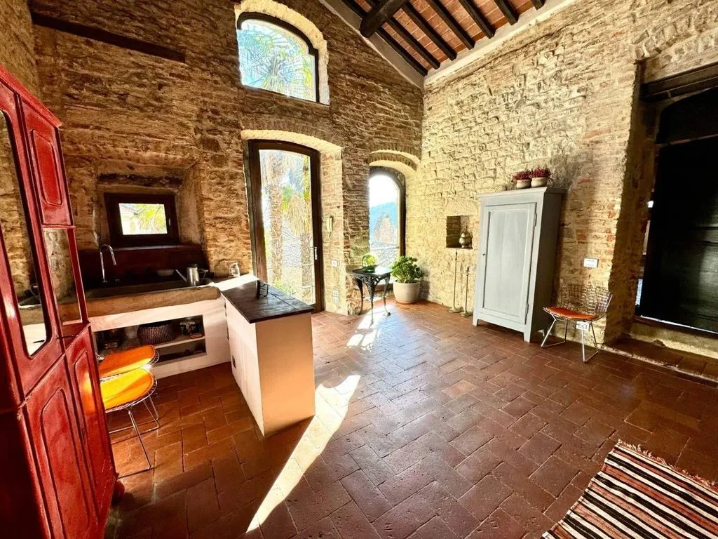 Köök - Terraced House with Pool in Figline e Incisa Valdarno
