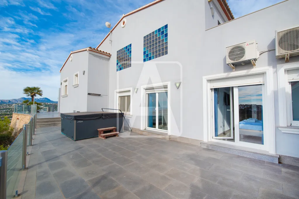 Terrasse - Luxury Villa with Sea Views in Moraira
