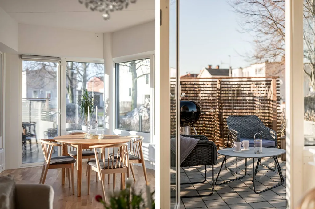Terrasse - Three-bedroom Apartment with Terrace in Sunnegatan