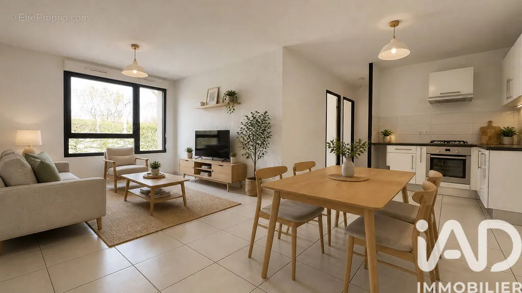 Salle à manger - Appartement Lumineux avec Parking à Bordeaux
