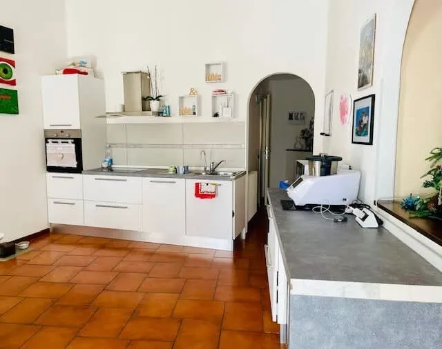 Cucina - Restored Apartment with Balcony in Porlezza