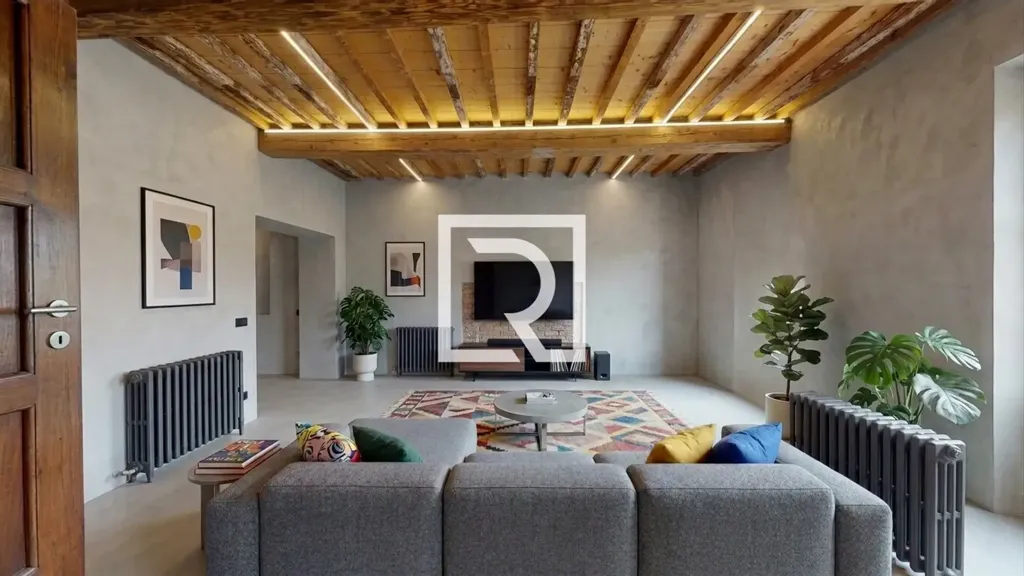 Séjour - Rustic-Style Apartment in Historic Centre, Roncofreddo