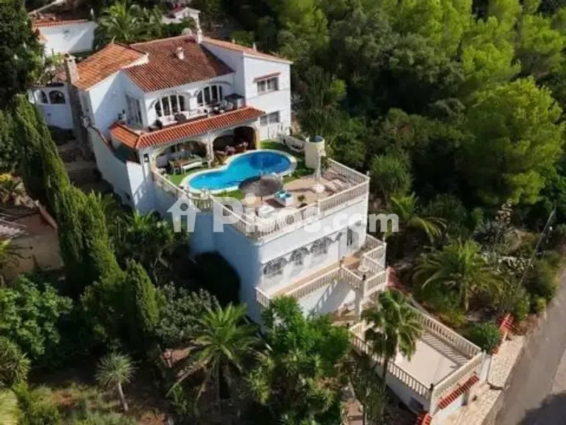 Vue aérienne - Villa with Panoramic Sea Views in La Pedrera-Vessanes