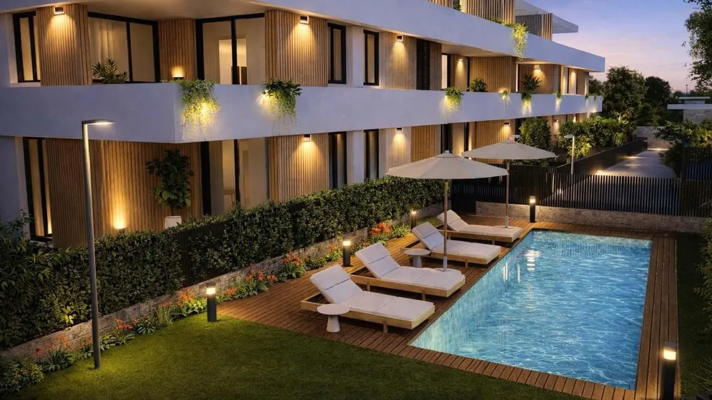 Piscine - New Build Apartment with Pool in Jávea Centre