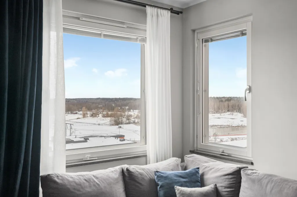 Séjour - Renovated Apartment with Järvafältet View in Akalla