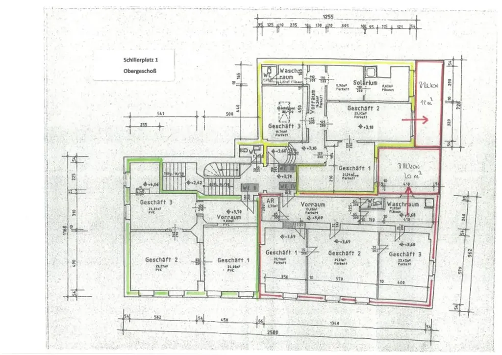 Plan - Mixed-Use Units in Feldkirchen Centre
