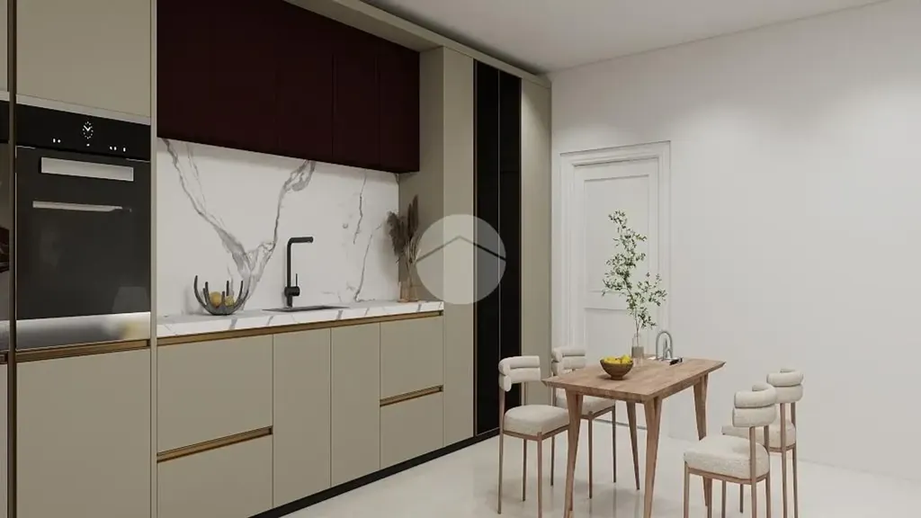 Cuisine - Bilocale with Private Garden in Vigevano