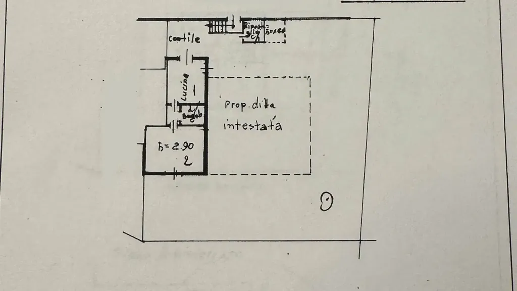 Plan - Spacious Villa for Renovation in Salò
