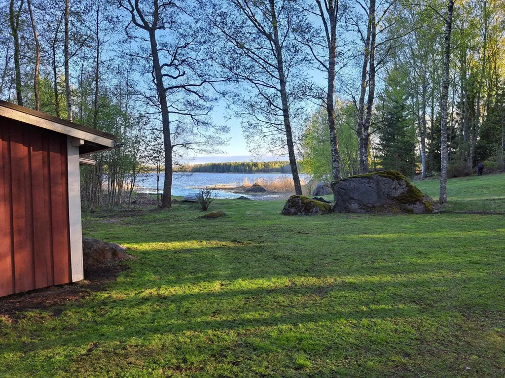 Garden - Cottage with Seafront Plot in Hellnäs