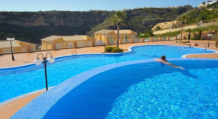 Piscina - Apartamento con vistas al valle de Moraira en Cumbre del Sol