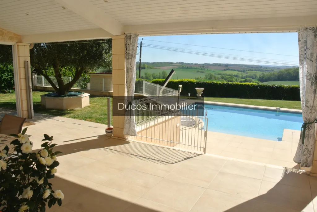 Terrasse - Ensemble de 2 Maisons avec Piscine à Tombebœuf