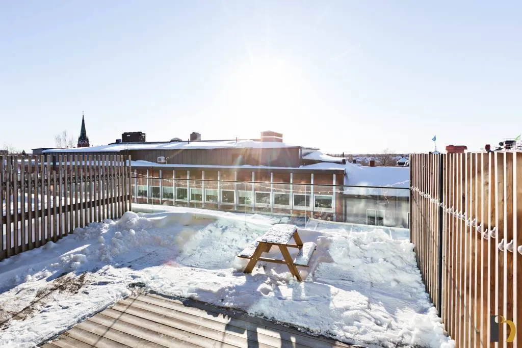 Terrasse - Penthouse with Terrace in Umeå
