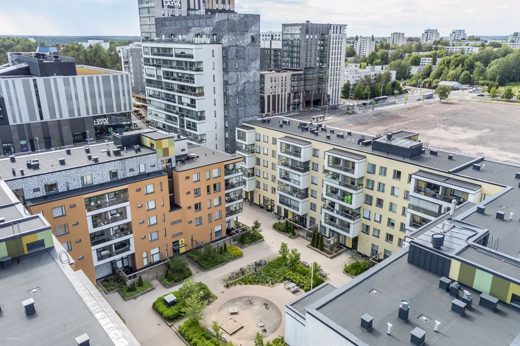 Vue aérienne - Sauna-Enabled Apartment in Espoonlahti