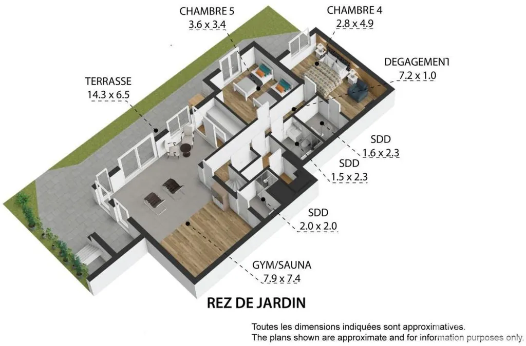 Planimetria - Modern Chalet with Panoramic Views in Petit Châtel