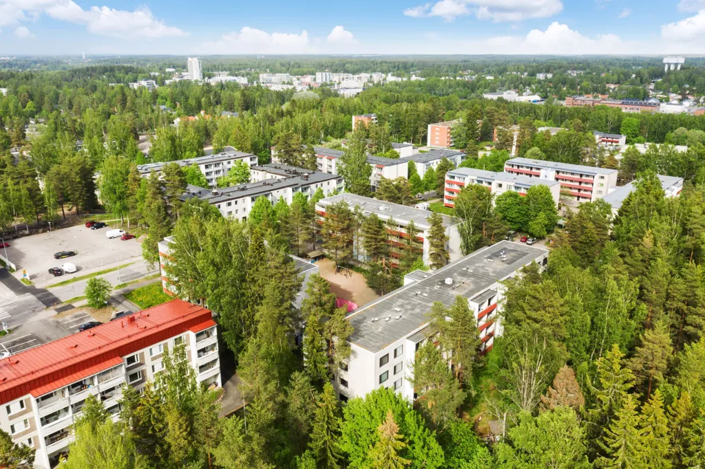 Vue aérienne - Renovated One-Bedroom Flat with Balcony in Korso, Vantaa