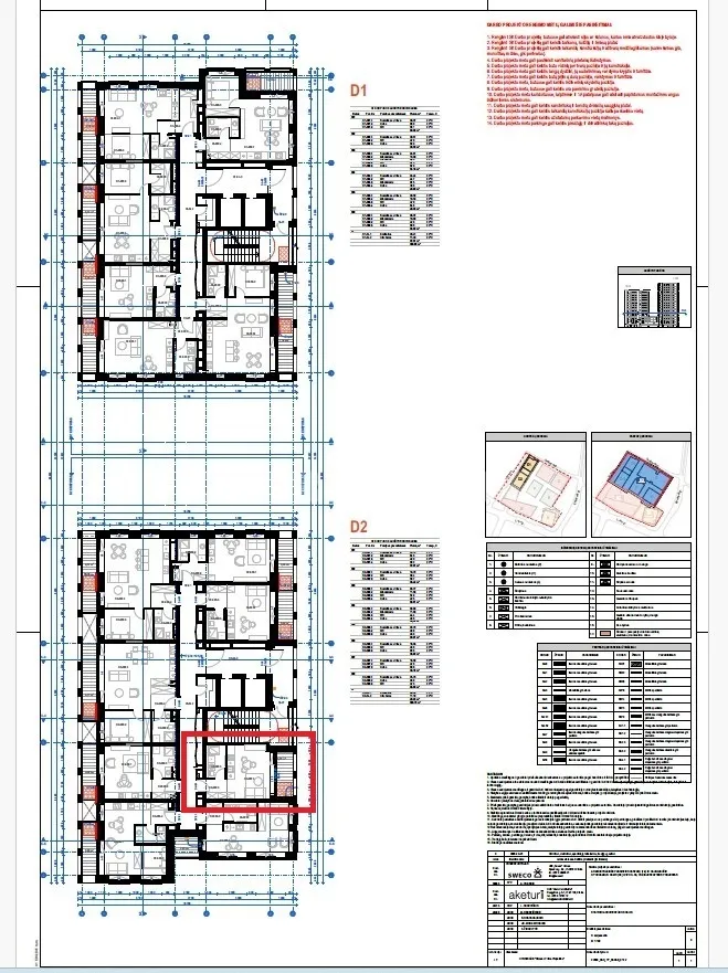 Planimetria - 1-Bedroom Apartment with River View in Vilnius