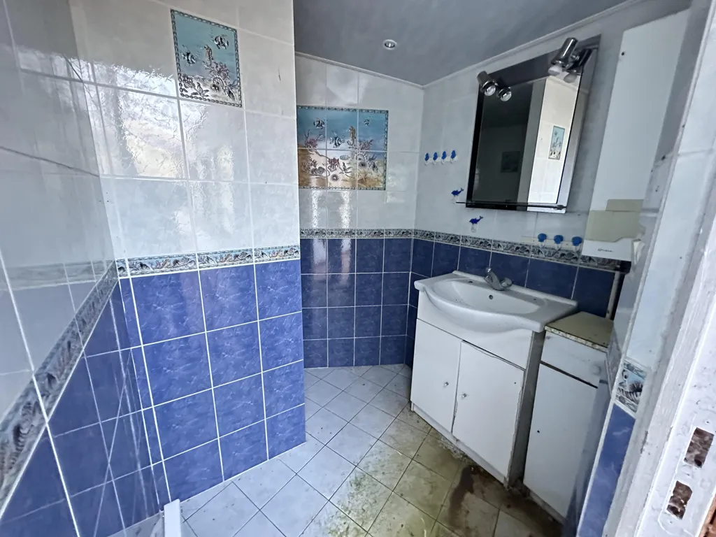 Salles de bain - Maison à Rafraîchir avec Jardin à Sarcus