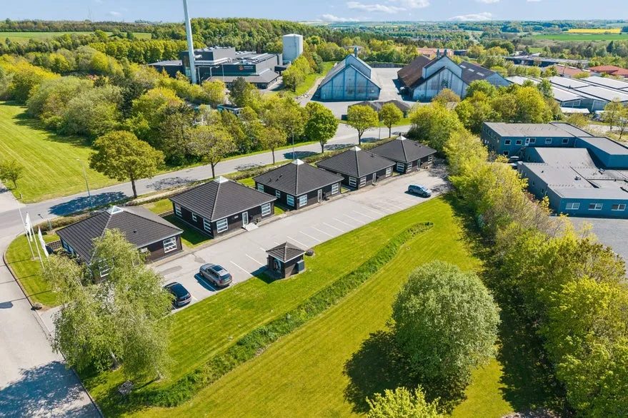 Vue aérienne - Modern Office Space with Garden in Fanøvej