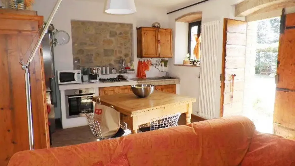 Cuisine - Stone Cottage with Panoramic Views near Rosignano