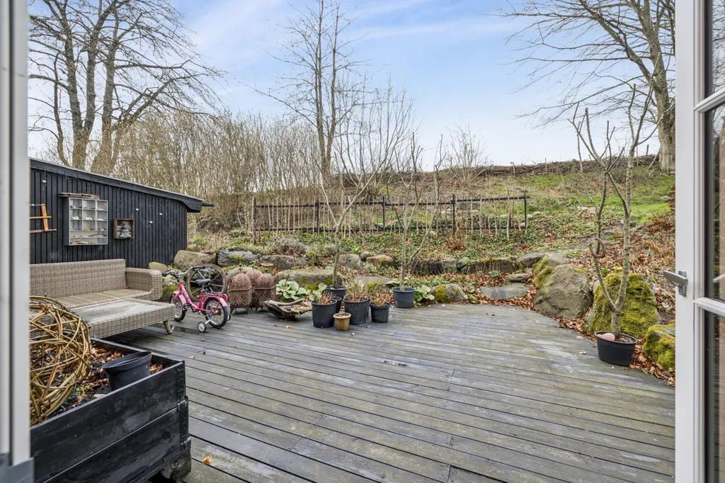 Terrasse - Villa with Loft and Garden in Kværndrup