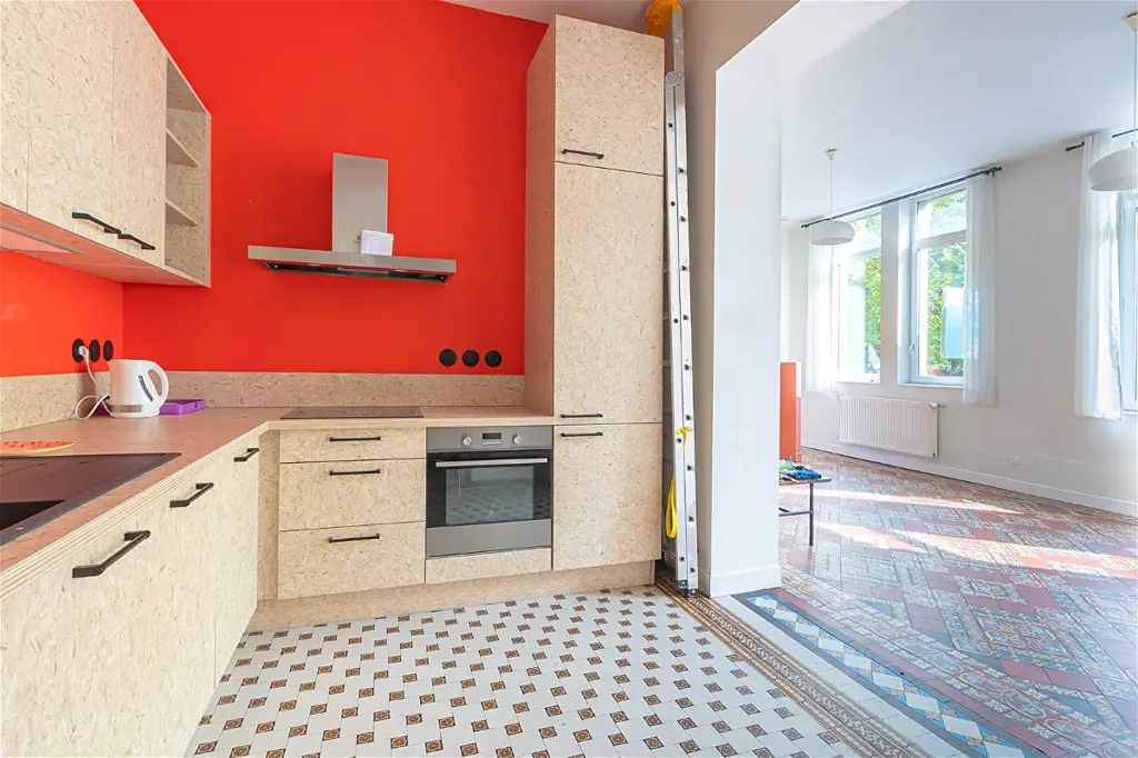 Cuisine - Appartement Duplex Calme à Roubaix