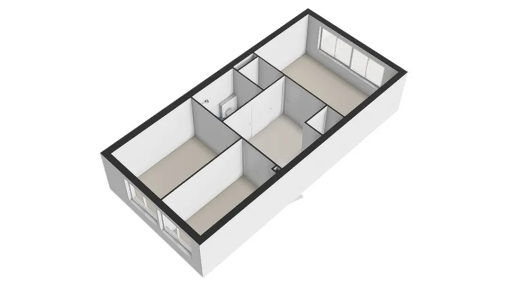 Floor Plan - Maisonette with Terrace in Transvaalkwartier