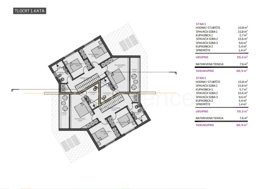 Planimetria - Modern House with Private Pool in Brtonigla