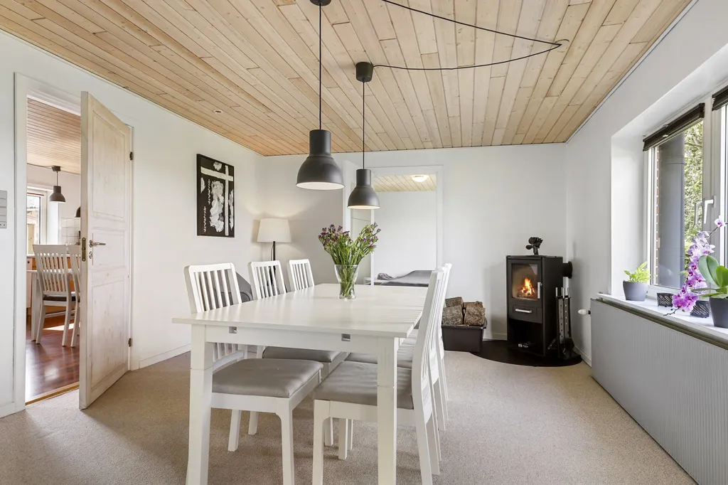 Dining Room - 1952 Villa with Garden in Aars