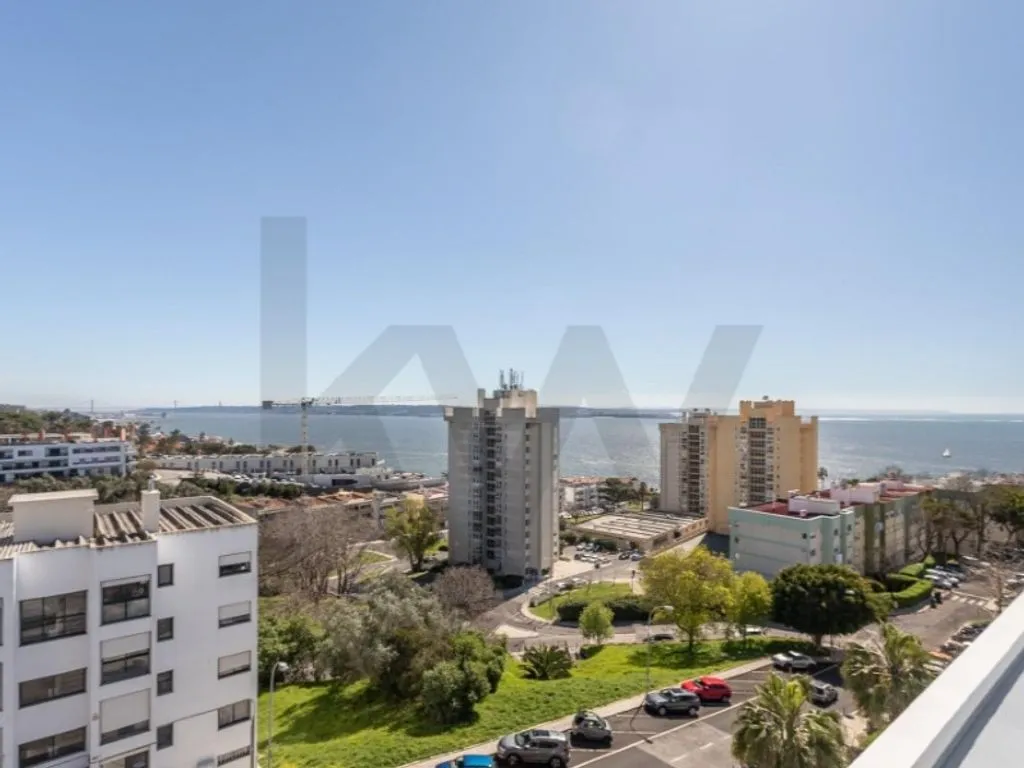 Vue aérienne - Luxury Flat with Sea View in Paço de Arcos