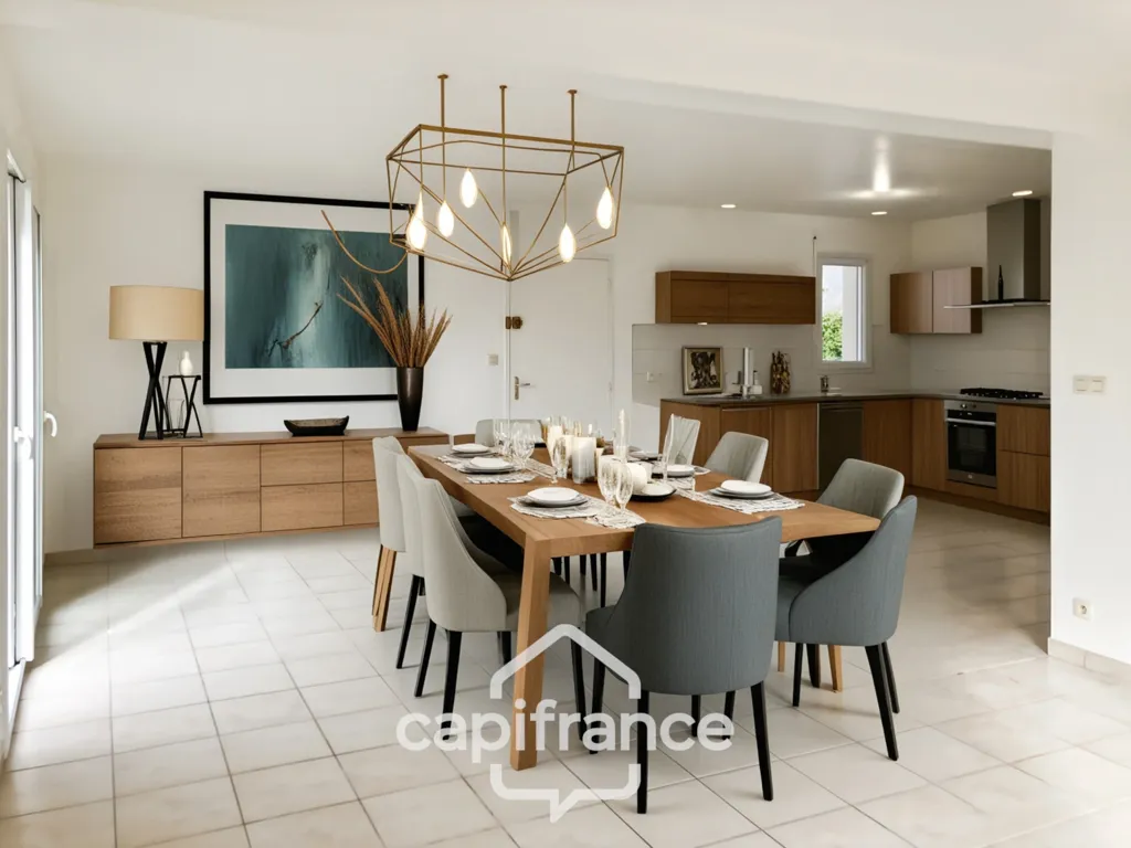 Sala da pranzo - Single-Storey House with Garden in Pencran Centre