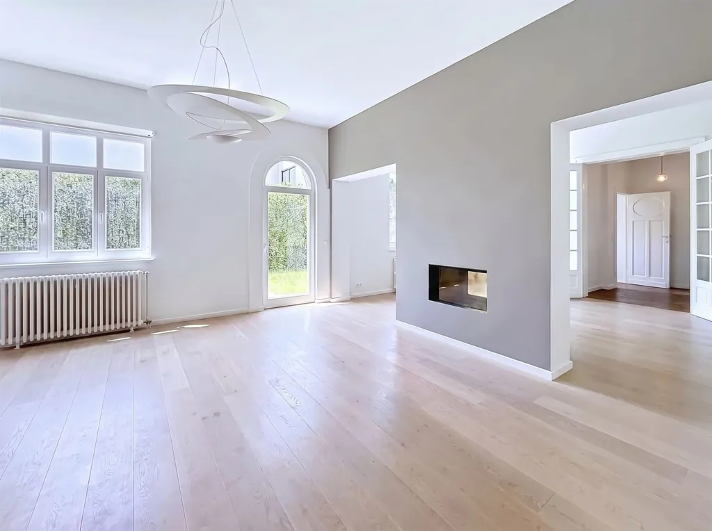 Séjour - Maison 3 Façades avec Ascenseur à Uccle