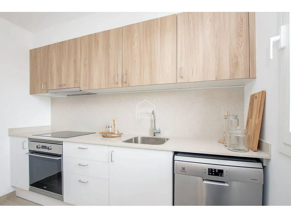 Cuisine - Modern Flat with Balcony and Terrace in Maó