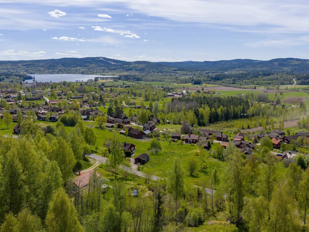 Vue aérienne - Plot with Natural Setting in Siljansnäs, Dalarna