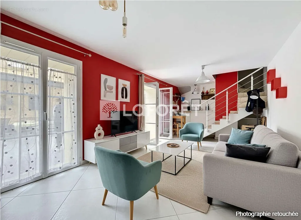 Séjour - Charming House with Pool in Thouarcé