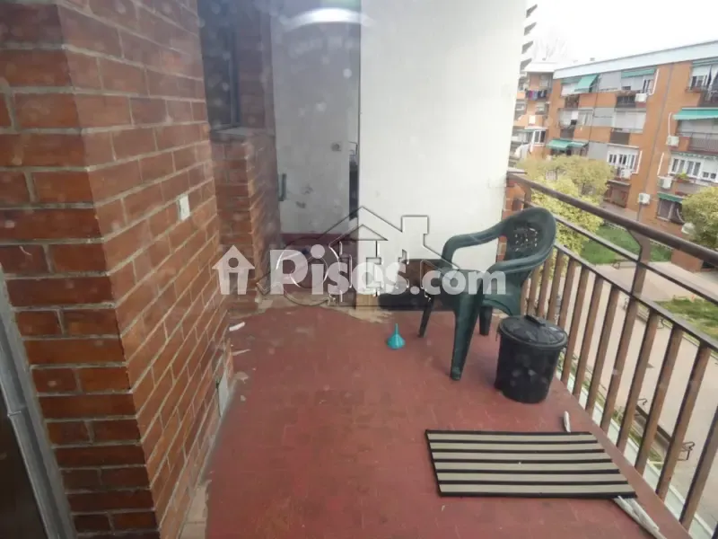Balcon - Spacious Apartment with Terrace in Usera, Madrid