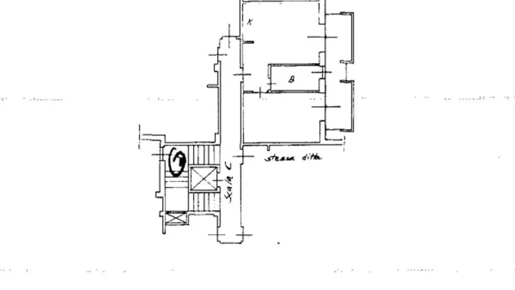 Plan - Third-Floor Flat with Sea View in San Bartolomeo al Mare