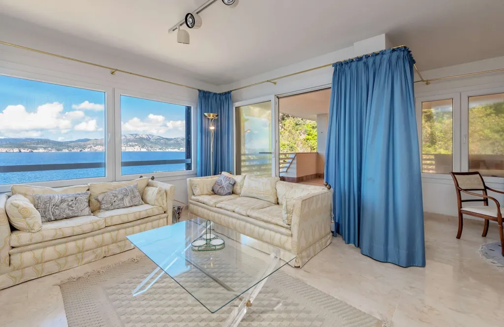 Séjour - Penthouse with Sea View in Santa Ponça