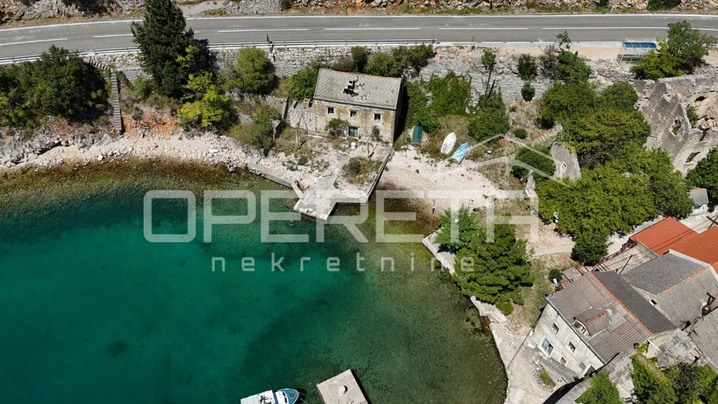 Vue aérienne - Stone House for Renovation with Sea Access in Starigrad