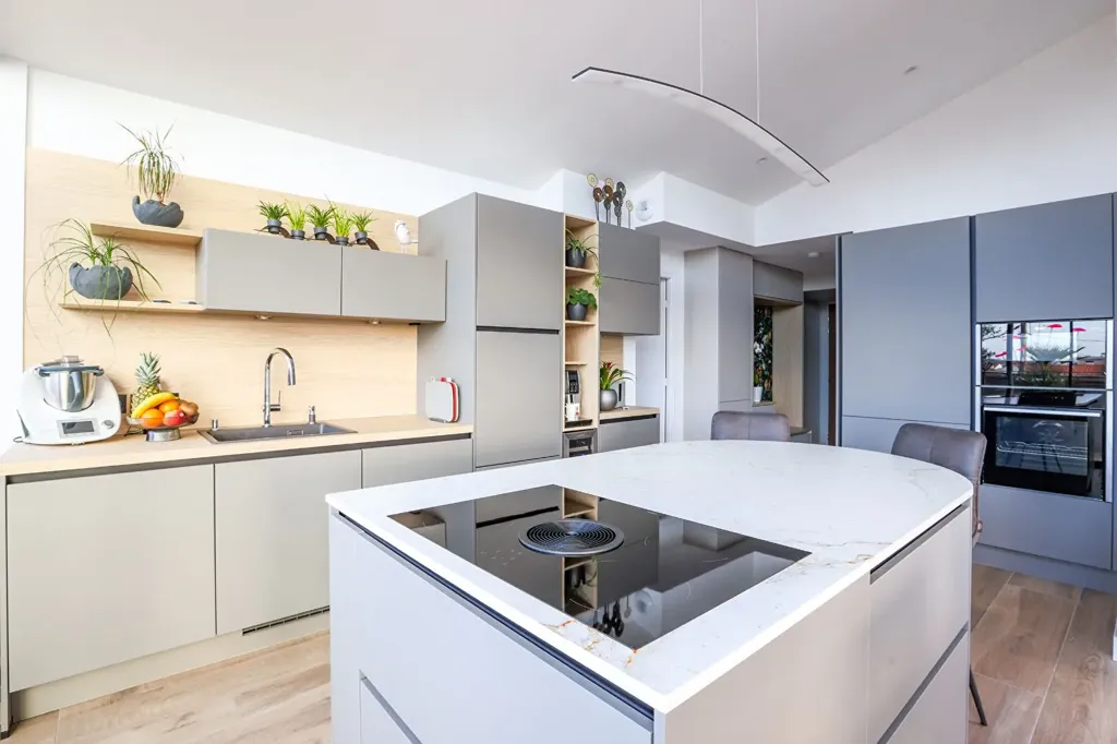 Cuisine - Penthouse avec Terrasse et Garage à La Rochelle