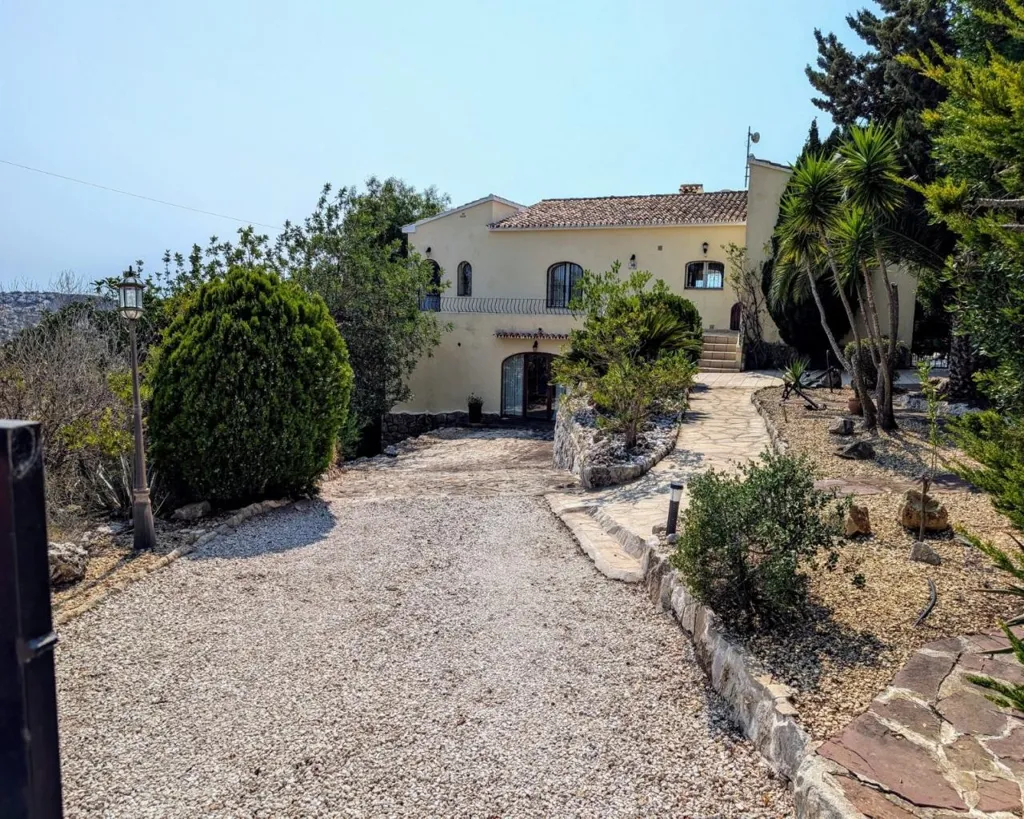 Exterior - Traditional Villa with Sea View in Benimeit, Moraira
