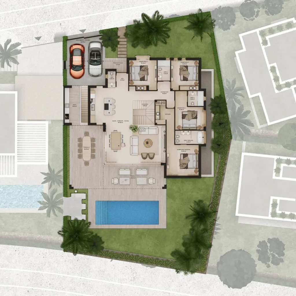 Plaan - Sea View Villa with Private Pool in Mijas