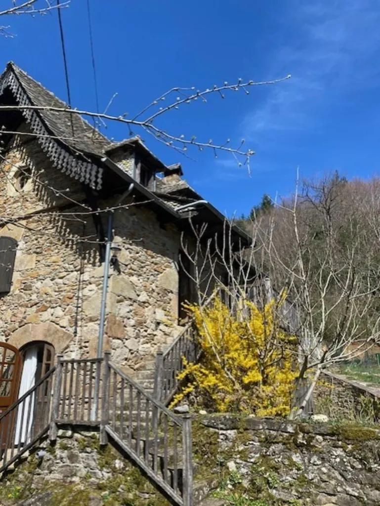 Extérieur - Moulin Auvergnat avec Piscine près d'Aurillac