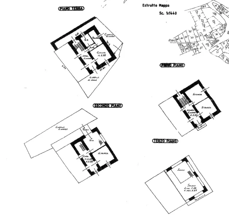 Plan - Mountain Terracotta with Panoramic View in Bleggio Superiore