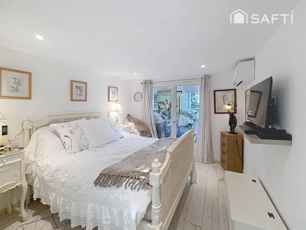 Chambres - Villa Climatisée avec Piscine à Saint-Aygulf